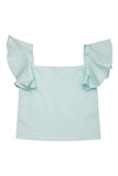 Hint of Mint Flared Sleeves Top