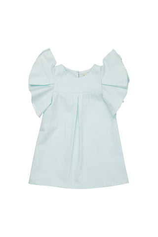 Hint of Mint Flared Sleeves Dress