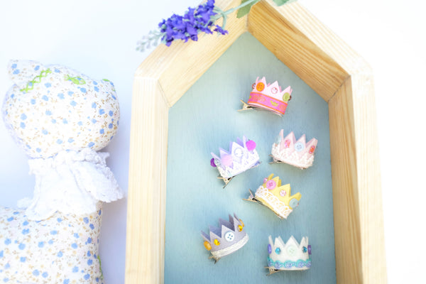 Tiny Crown Clips