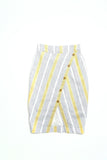 Striped Slit Skirt